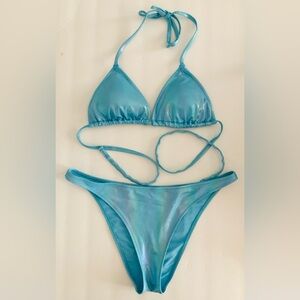 aerie Iridescent String Bikini